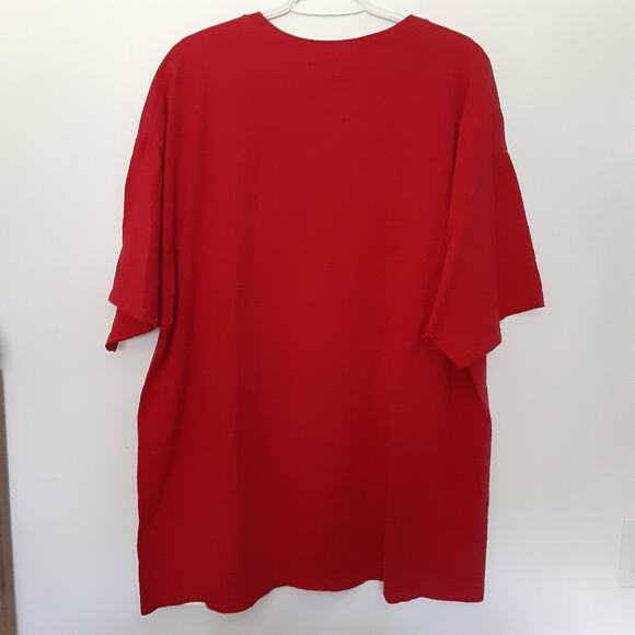 Russell T-Shirt Mens 2XL Georgia Bulldogs NCAA Red Short Sleeve Tee 100% Cotton - Picture 5 of 7